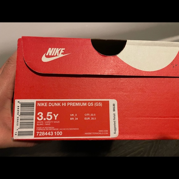 DUNK HI PREMIUM QS GS 'SCRIBBLE' SNEAKER - Picture 4 of 4